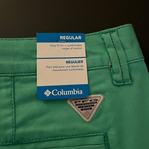 Columbia PFG women’s green shorts NWT women’s size 14 - Picture 3 of 4
